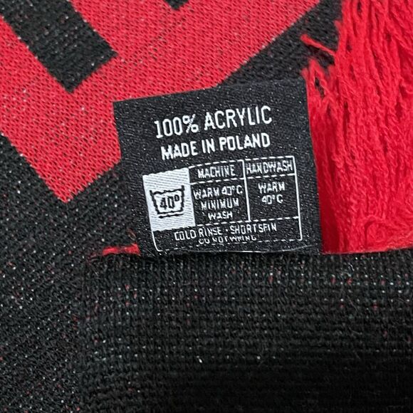 Portland Thorns Scarf Black Red The Great Horan PORTLINDS Lindsey Heaps Ruffneck - Picture 6 of 6